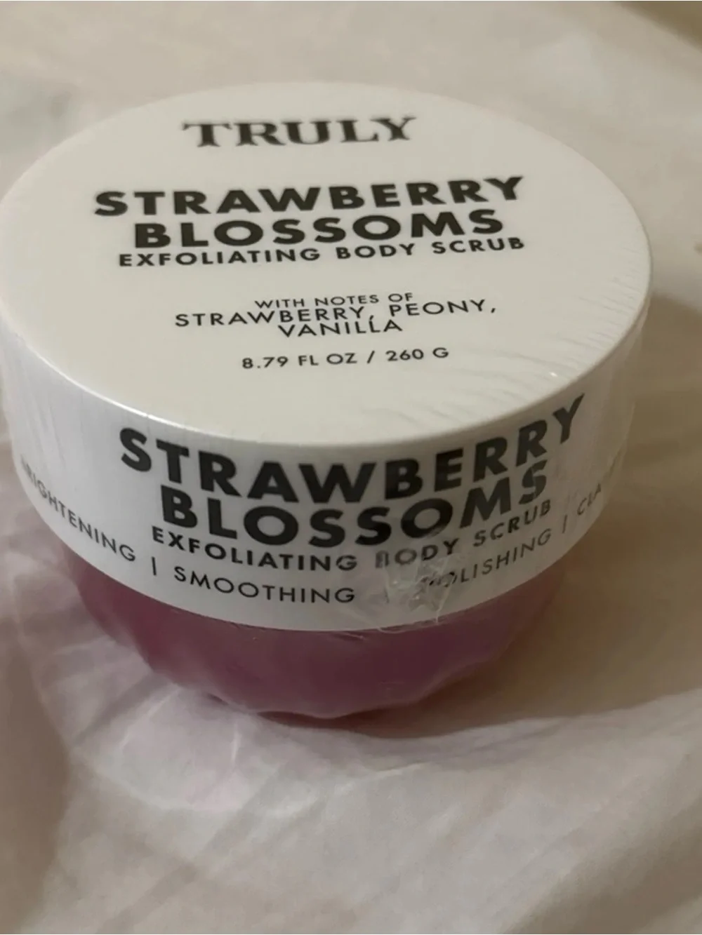 Truly Strawberry Blossoms Exfoliating Body Scrub - 8.79fl oz